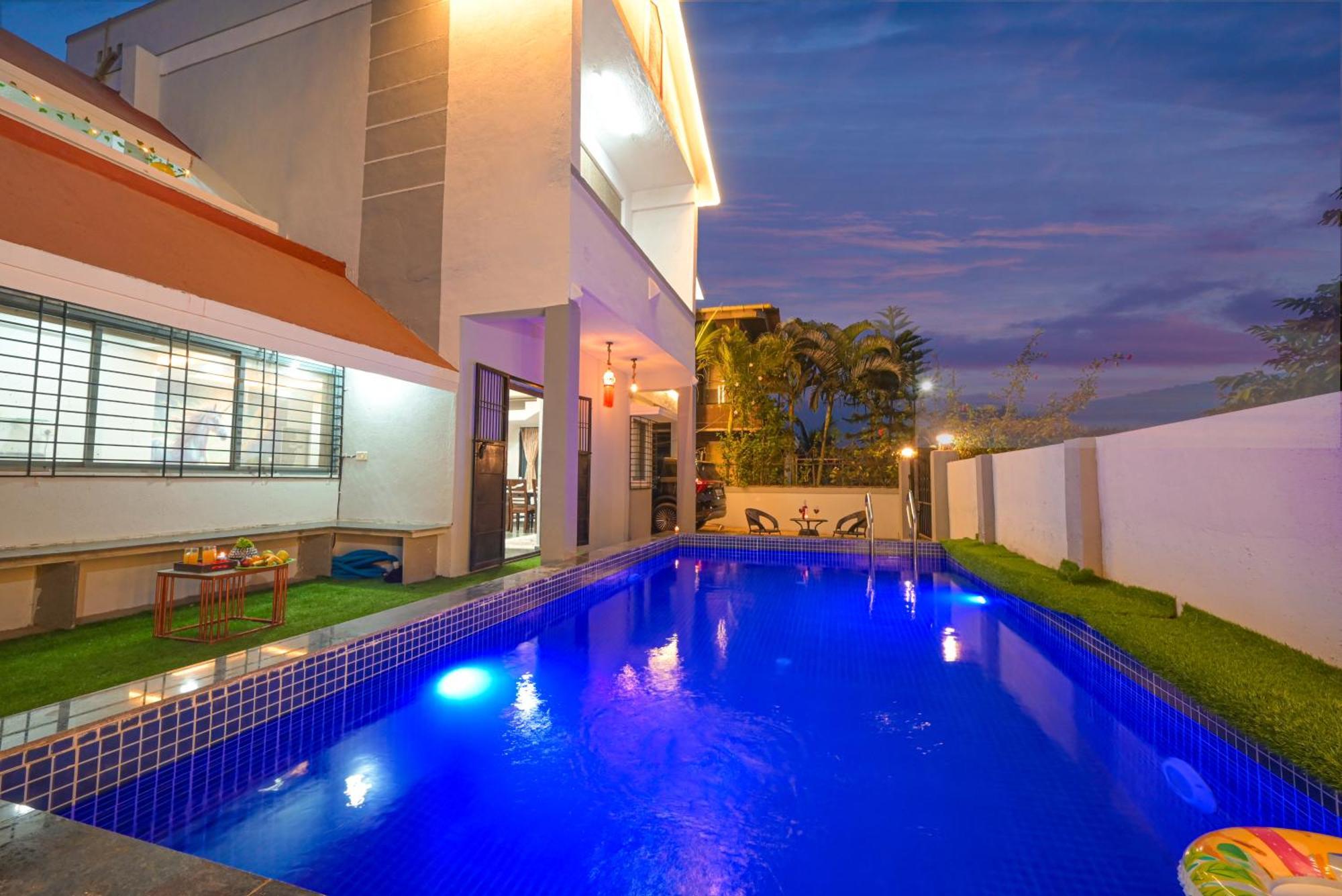 Ll Empyrean Stay II Luxury Ll Celestial Unicorn Villa Ll 3Bhk Ll Ac Ll Private Big Pool Ll Lonavala Exteriér fotografie