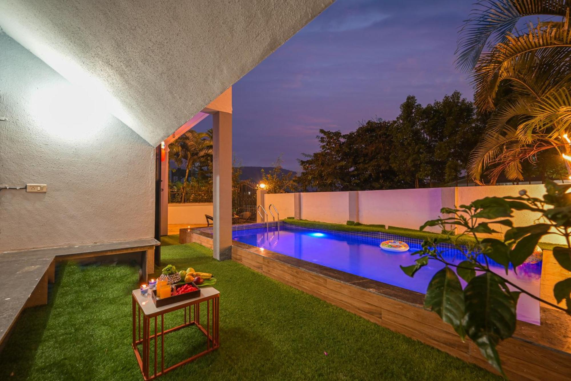 Ll Empyrean Stay II Luxury Ll Celestial Unicorn Villa Ll 3Bhk Ll Ac Ll Private Big Pool Ll Lonavala Exteriér fotografie