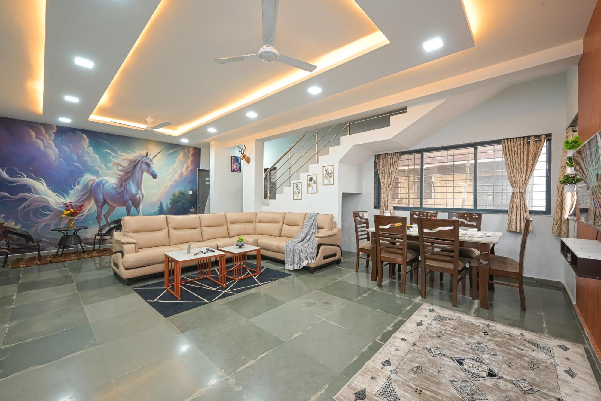 Ll Empyrean Stay II Luxury Ll Celestial Unicorn Villa Ll 3Bhk Ll Ac Ll Private Big Pool Ll Lonavala Exteriér fotografie